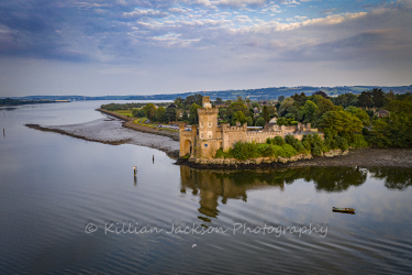 drone, mavic 2 pro, blackrock, blackrock castle, cork, cork city, ireland, river, river lee