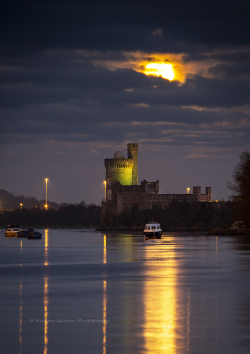 snowmoon, blackrock, castle, cork, cork city, ireland, river lee