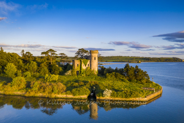 drone, mavic 2 pro, fota castle, cork, ireland