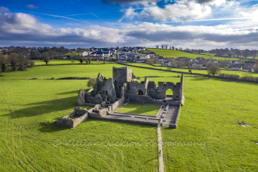 drone, mavic 2 pro, hore abbey, cashel, tipperary, ireland