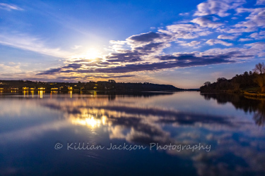 moonrise, moon, rosscarbery, west cork, cork, ireland, wild atlantic way