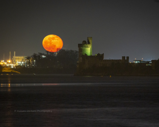 snowmoon, blackrock, castle, cork, cork city, ireland, river lee