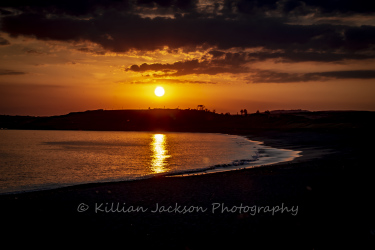 sunset, longstrand, west cork, cork, ireland, wild atlantic way