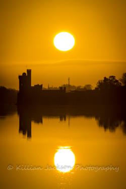 river, river lee, sunrise, blackrock, blackrock castle, cork, cork city, ireland