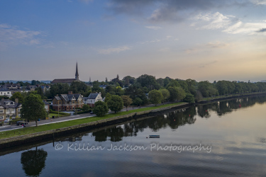 drone, mavic 2 pro, blackrock, marina, cork, cork city, ireland, river, river lee