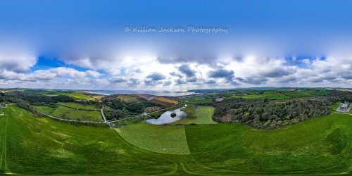 360, drone, mavic 2 pro, castlefreke, owenahincha, longstrand, galley head, west cork, cork, ireland, wild atlantic way