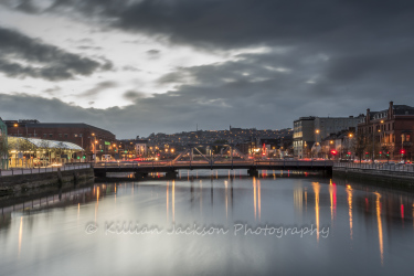 river lee, brian boru bridge, cork, ireland