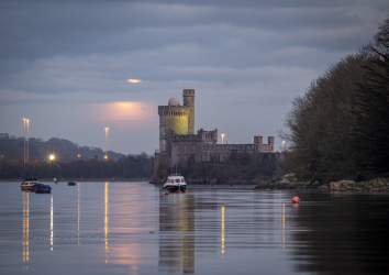 snowmoon, blackrock, castle, cork, cork city, ireland, river lee