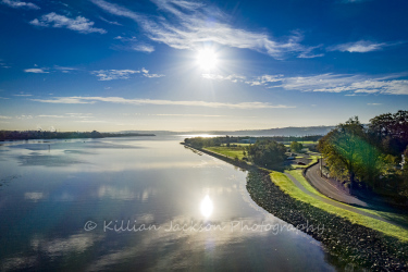 drone, mavic 2 pro, greenway, mahon, blackrock, blackrock castle, cork, cork city, ireland, river, river lee