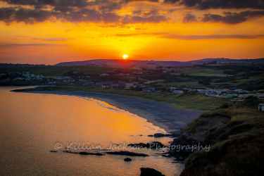 sunset, owenahincha, west cork, cork, ireland, wild atlantic way