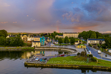 drone, mavic 2 pro, rainbow, blackrock, cork, cork city, ireland, river, river lee