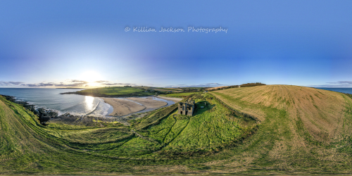 360, drone, mavic 2 pro, howe strand, courtmacsherry, cork, ireland