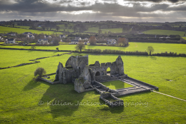 drone, mavic 2 pro, hore abbey, cashel, tipperary, ireland