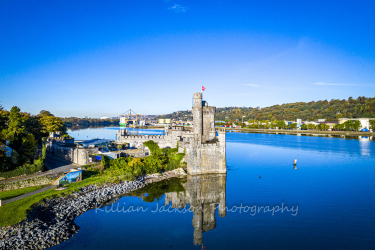 drone, mavic 2 pro, blackrock, blackrock castle, cork, cork city, ireland, river, river lee