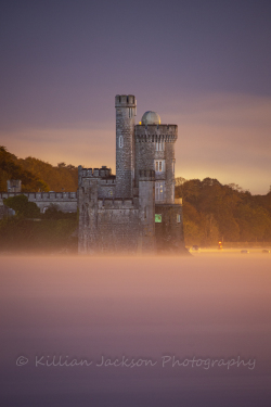 mist, blackrock, castle, cork, cork city, ireland, river lee