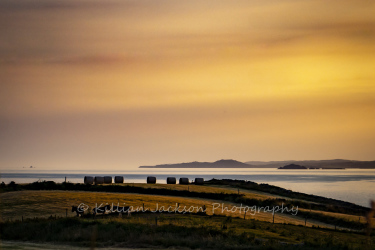 sunset, galley head, west cork, cork, ireland, wild atlantic way