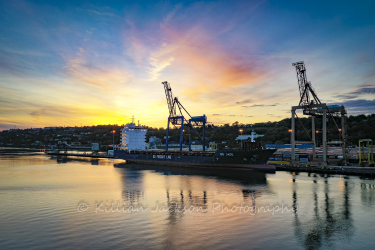 drone, mavic 2 pro, tivoli docks, cork, cork city, ireland, river, river lee