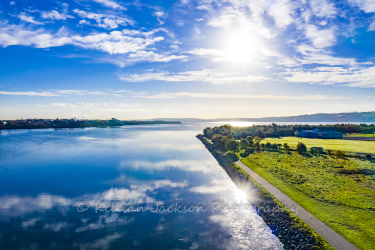 drone, mavic 2 pro, greenway, mahon, blackrock, blackrock castle, cork, cork city, ireland, river, river lee