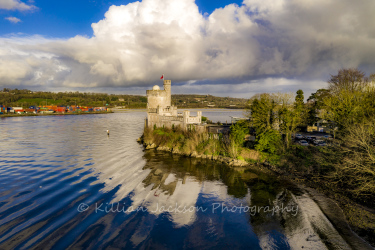 drone, mavic 2 pro, blackrock, blackrock castle, cork, cork city, ireland, river, river lee