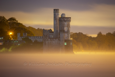 mist, blackrock, castle, cork, cork city, ireland, river lee