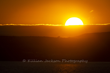 sunset, galley head, west cork, cork, ireland, wild atlantic way