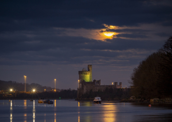 snowmoon, blackrock, castle, cork, cork city, ireland, river lee