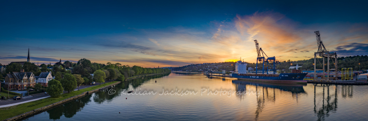 drone, mavic 2 pro, blackrock, cork, cork city, ireland, river, river lee