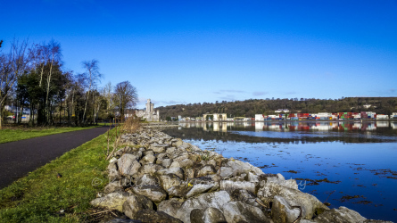 greenway, lough mahon, blackrock, castle, cork, cork city, ireland, river, river lee