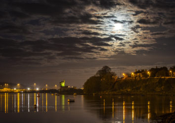 snowmoon, blackrock, castle, cork, cork city, ireland, river lee