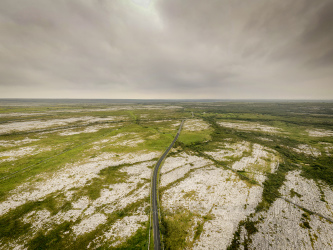 drone, mavic 2 pro, burren, clare, ireland, wild atlantic way