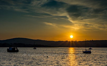 sunrise, schull,  pier, sunset, cork, ireland