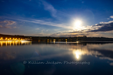 moonrise, moon, rosscarbery, west cork, cork, ireland, wild atlantic way