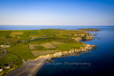 drone, mavic 2 pro, galley head, west cork, cork, ireland, wild atlantic way