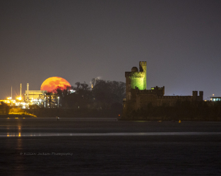 snowmoon, blackrock, castle, cork, cork city, ireland, river lee