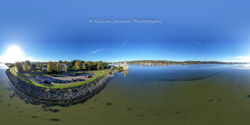 360, drone, mavic 2 pro, blackrock, blackrock castle, cork, cork city, ireland, river, river lee