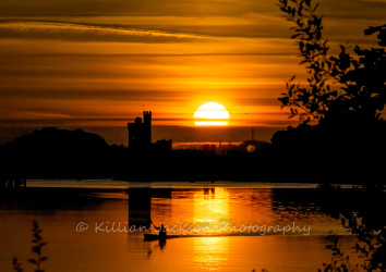 rowing, sunrise, blackrock, blackrock castle, cork, cork city, ireland, river, river lee