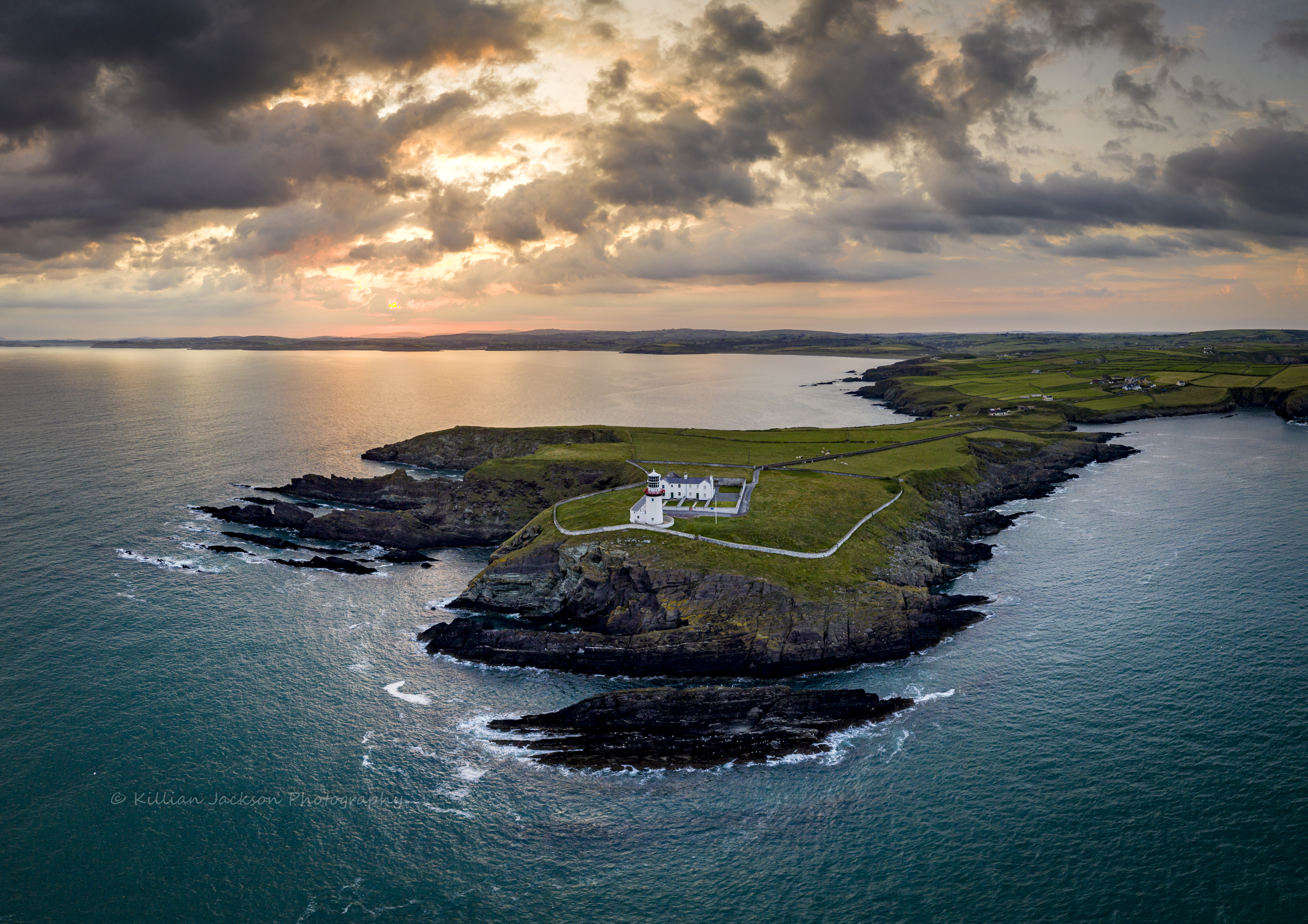 drone, mavic 2 pro,cork, galley head, ireland, west cork, wild atlantic way