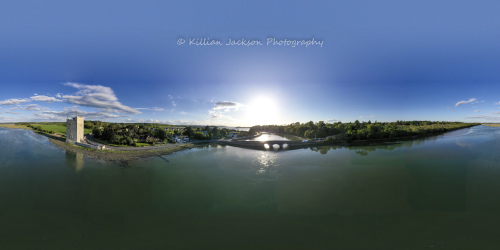 360, drone, mavic 2 pro, belvelly, castle, west cork, cork, ireland, wild atlantic way